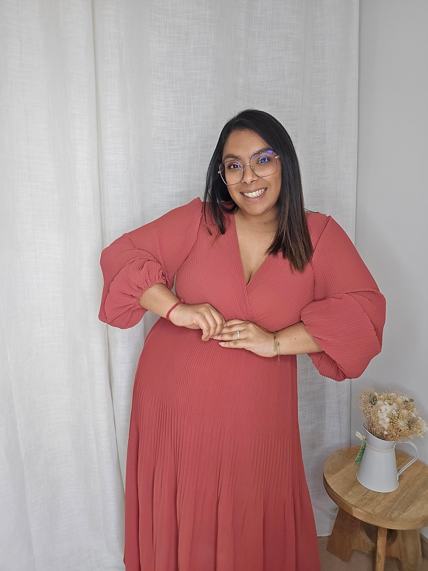 "Tropical Vibes" - Robe Lucie Terracotta