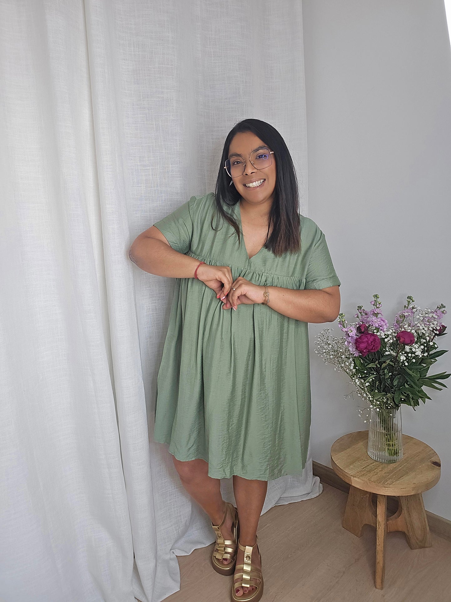 Robe Short CURVY Colin Kaki