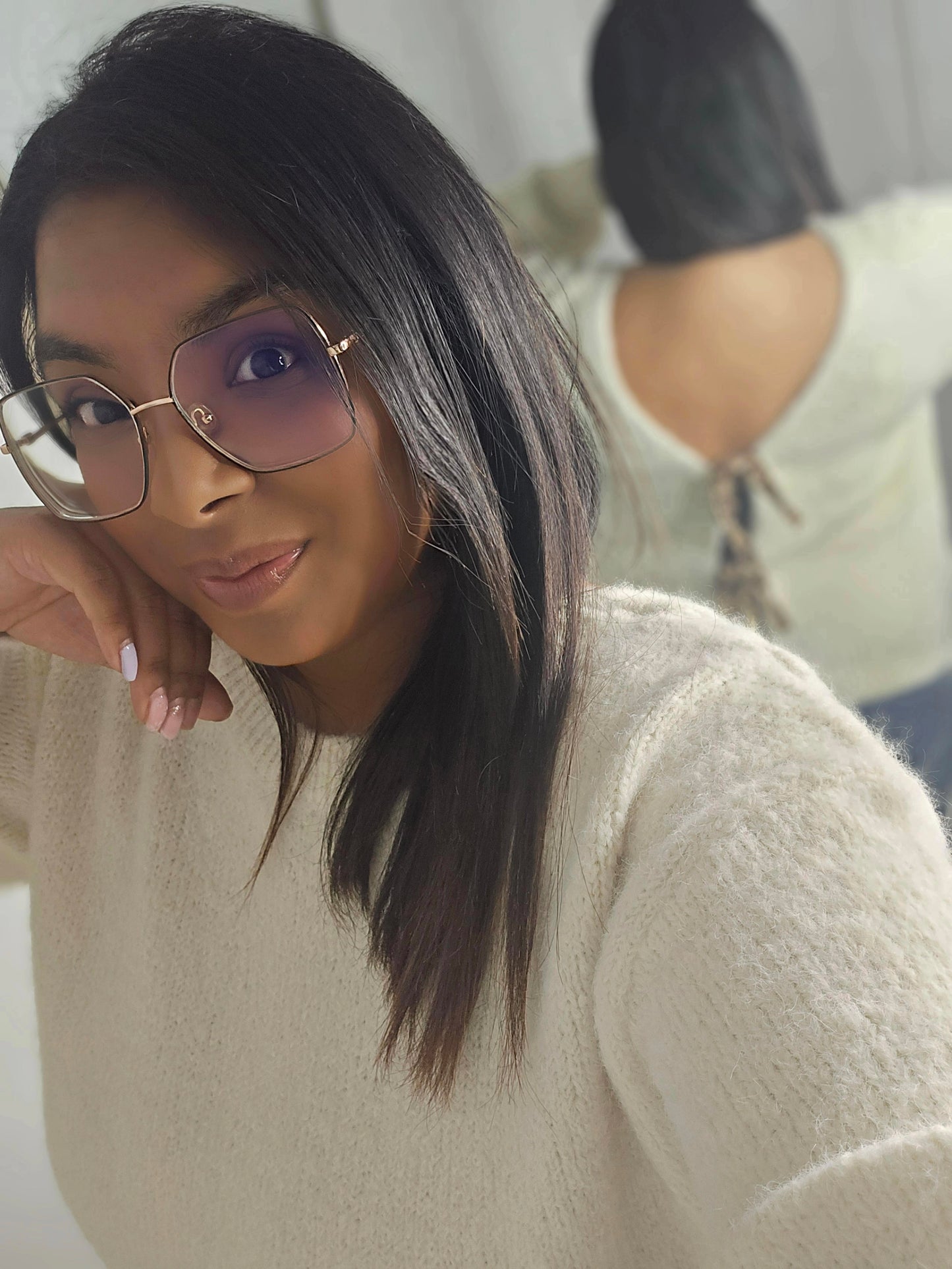 "Douceur naturelle" - Pull Samia Beige