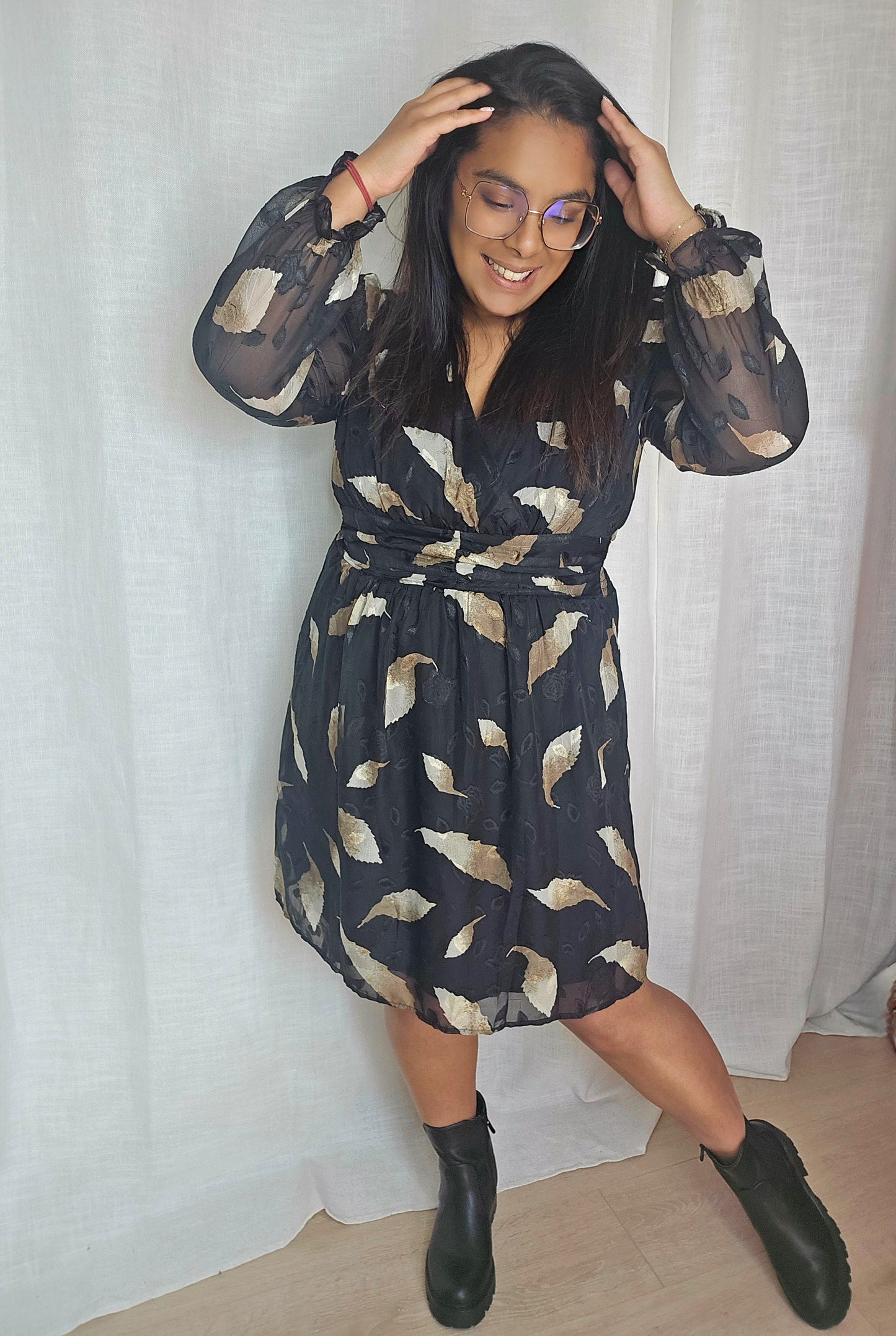 "A la faveur de l'automne" - Robe Plume