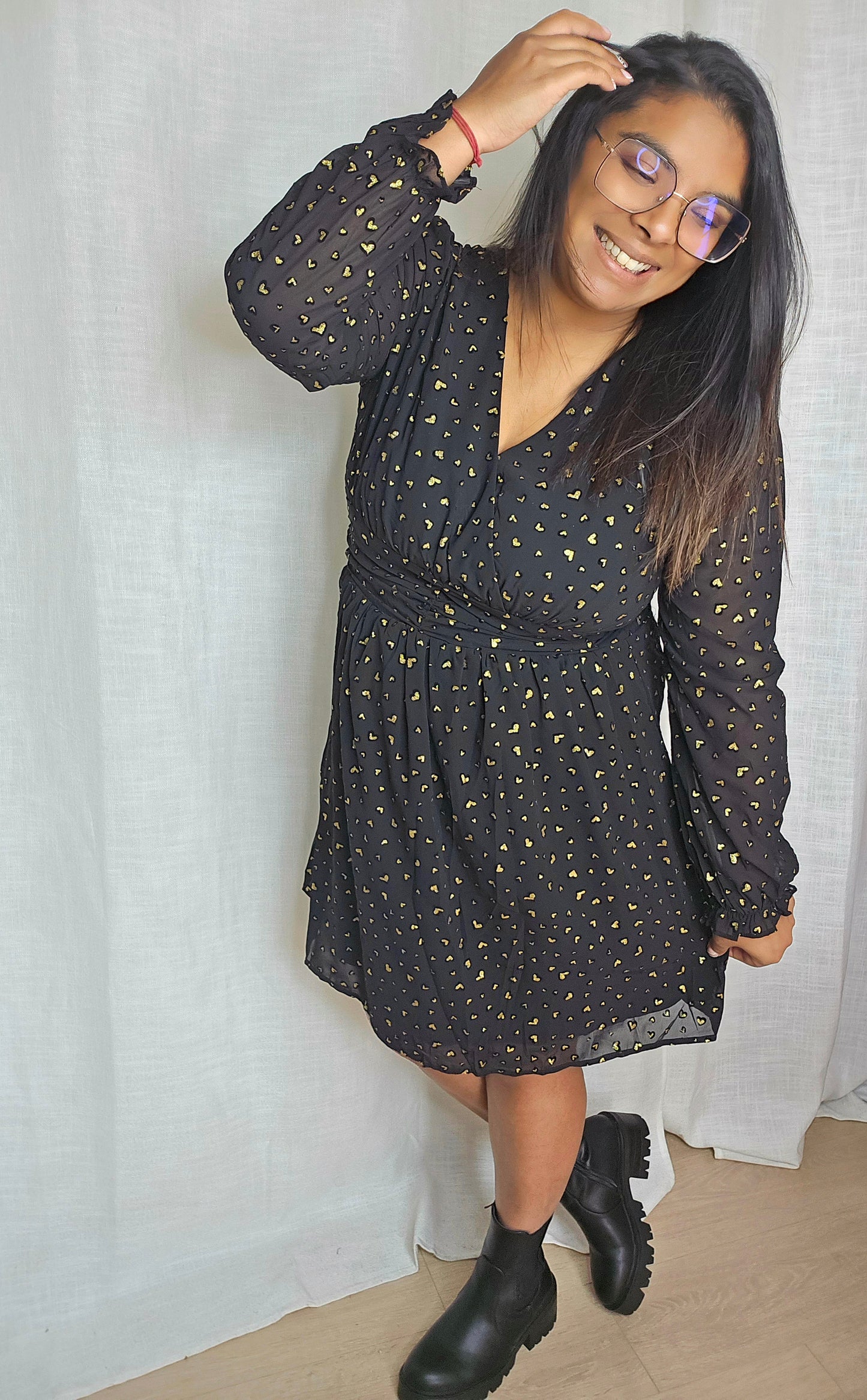 "A la faveur de l'automne" - Robe CURVY Aniella