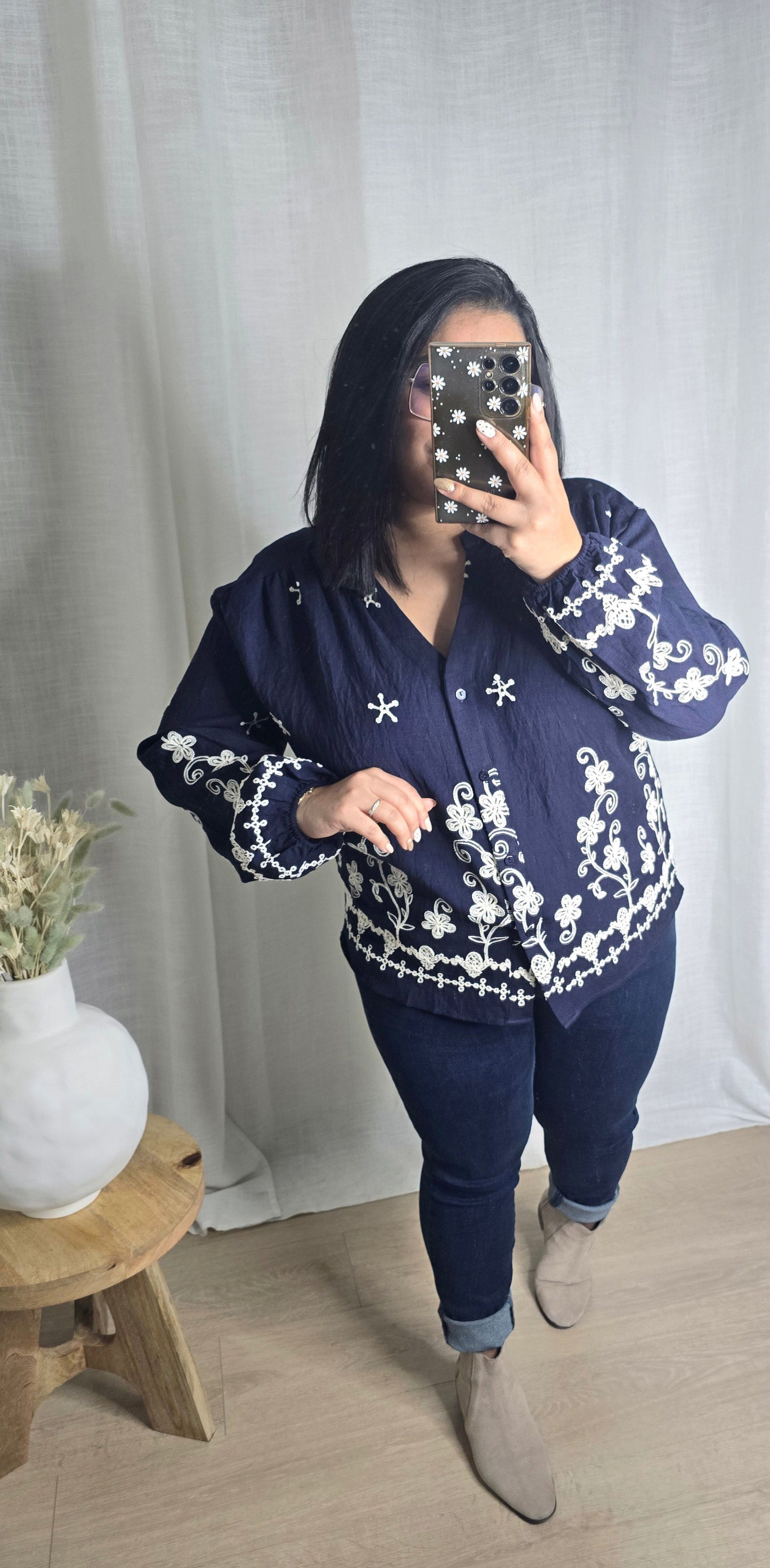 "Nouveau Chapitre" - Blouse CURVY Helena