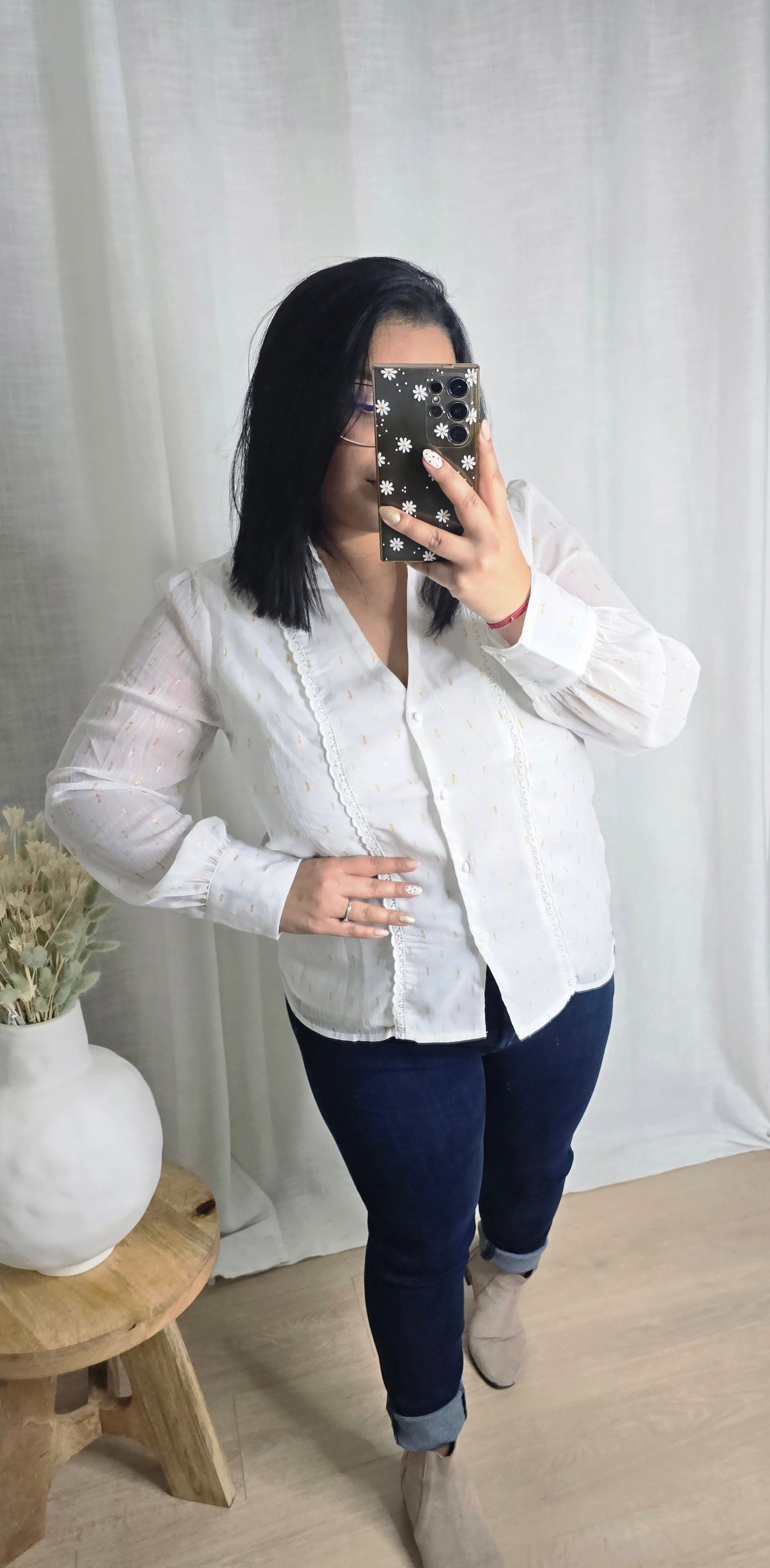 "Nouveau Chapitre" - Chemise CURVY Nala