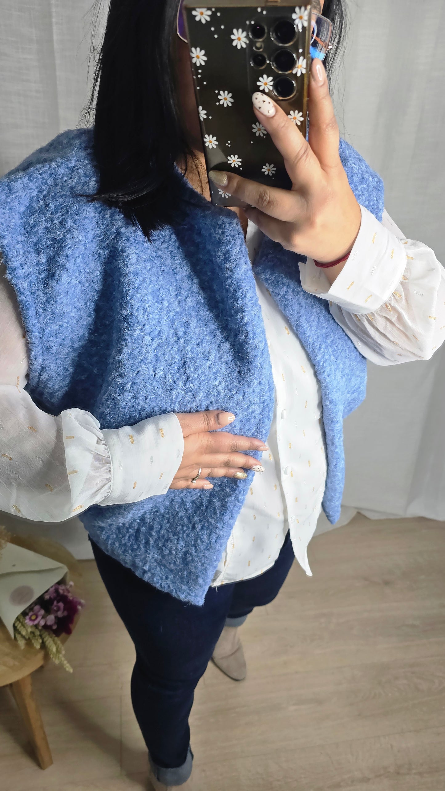 "Une dose d'amour" - Gilet Foxy