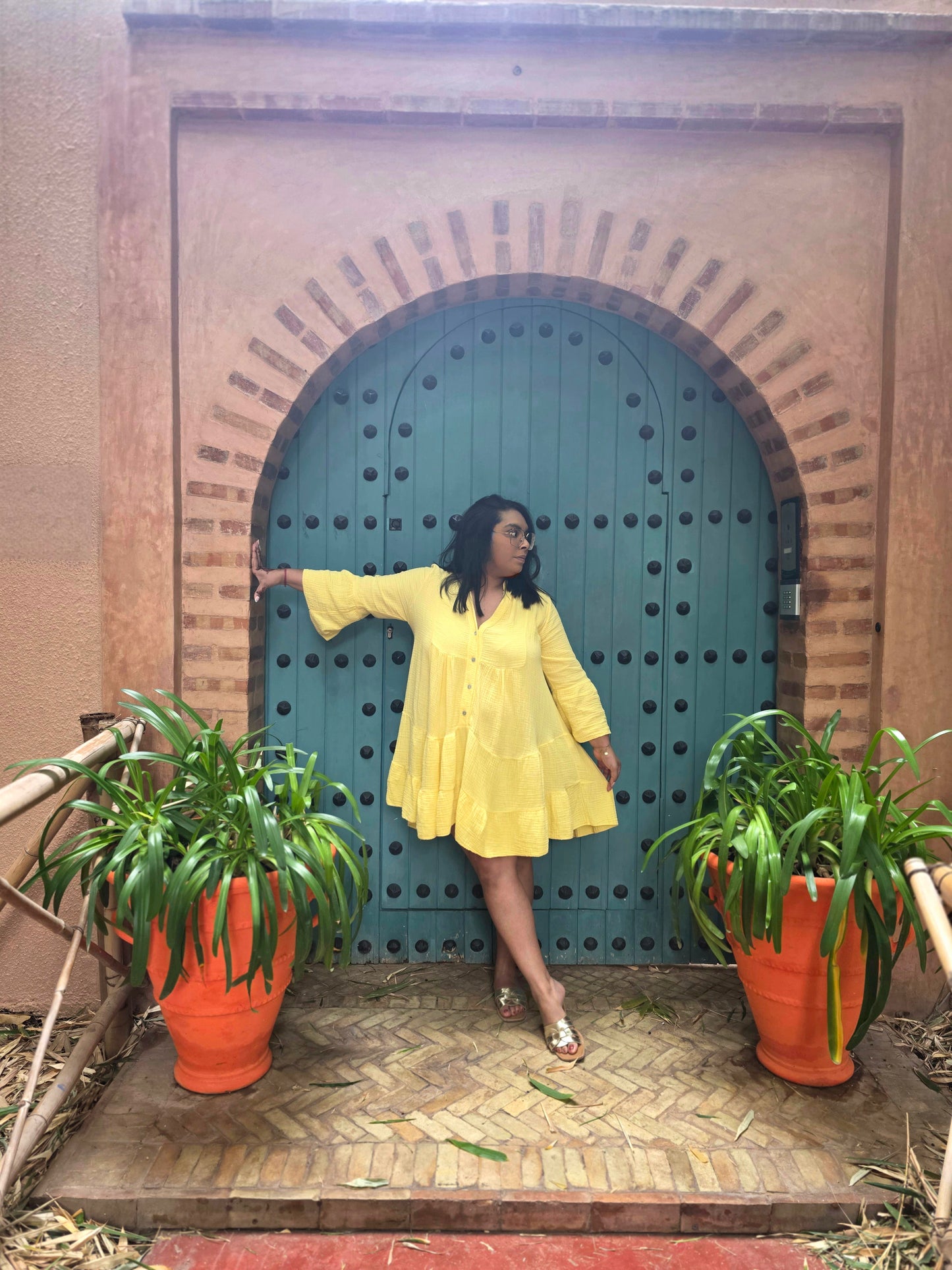 "Il était une fois Marrakech" - Robe Ouidad Jaune