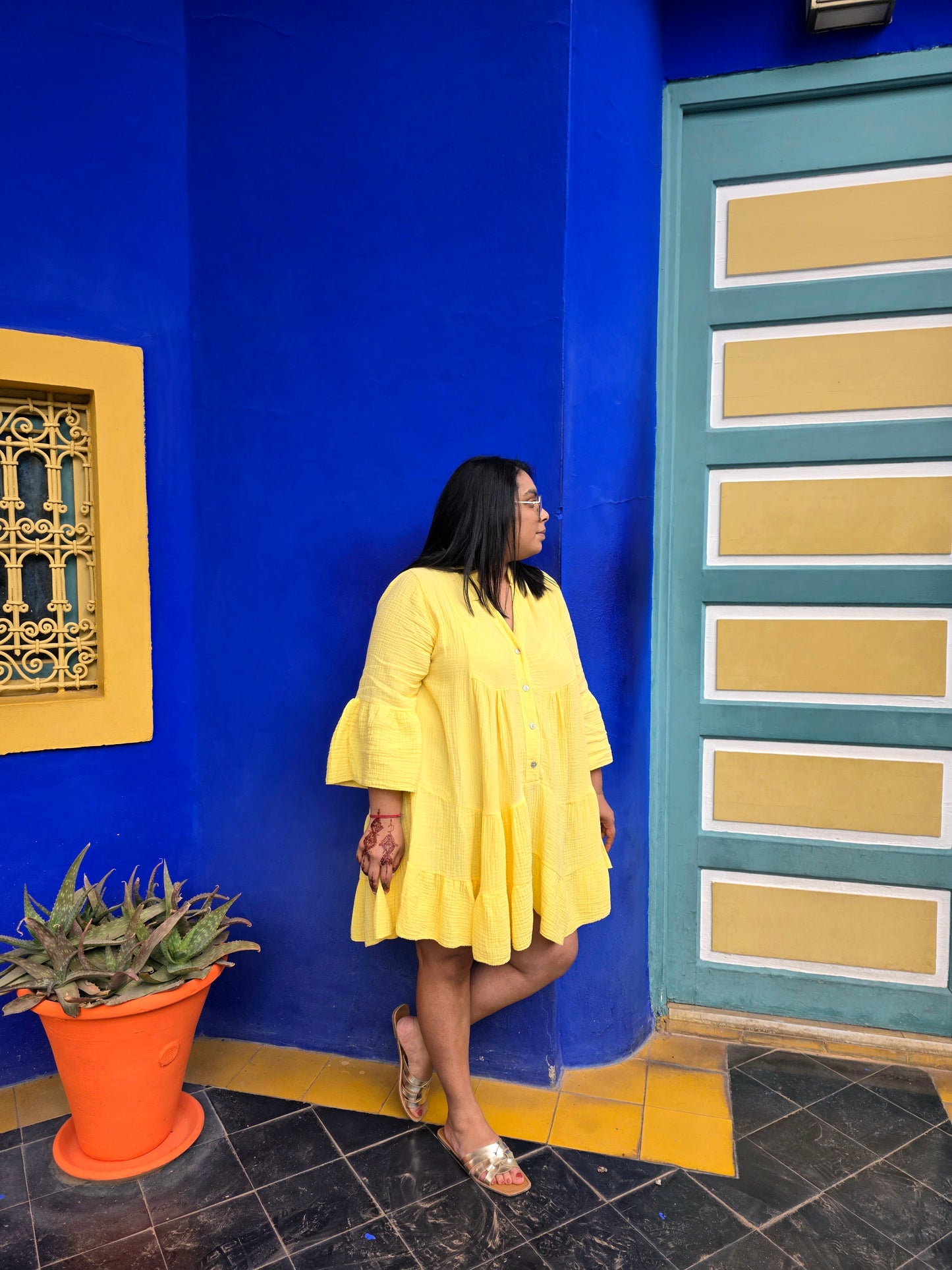"Il était une fois Marrakech" - Robe Ouidad Jaune