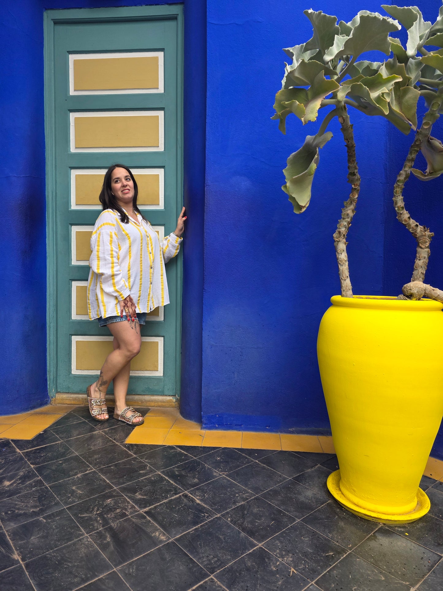 "Il était une fois Marrakech" - Chemise Sofia Jaune