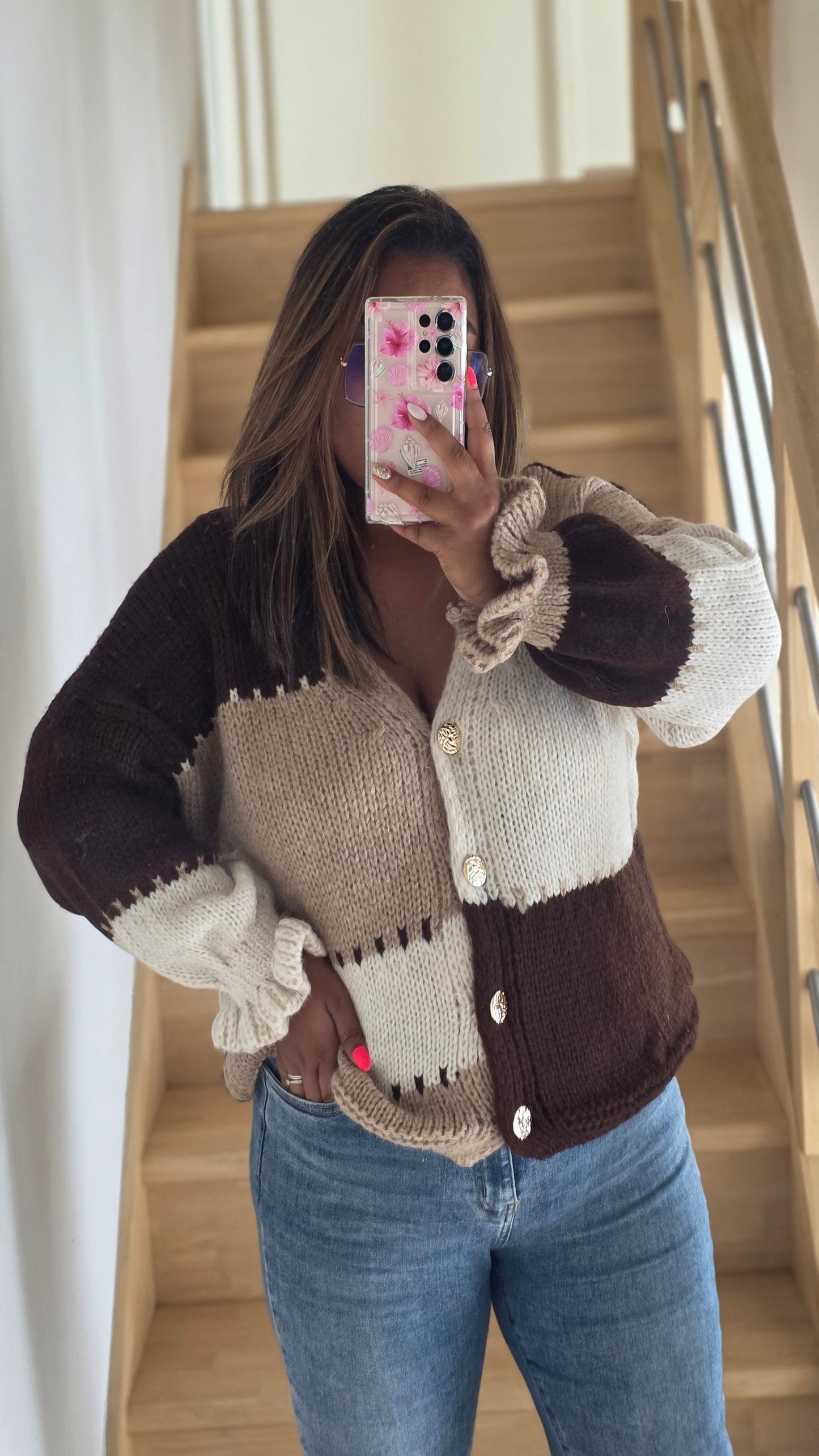 "Café & Crème" - Gilet Mocha