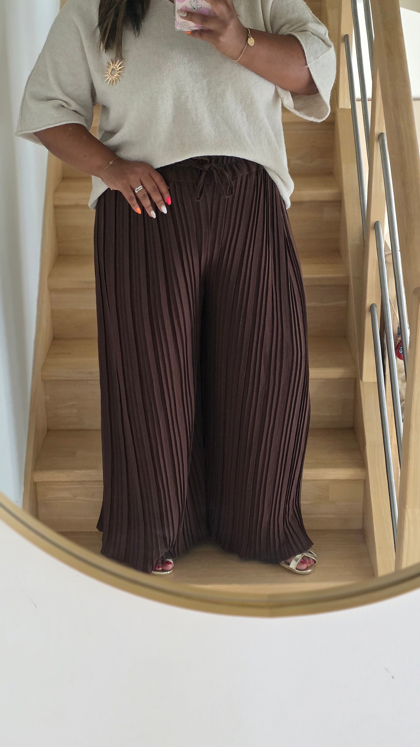 "Café & Crème" - Pantalon Poppy