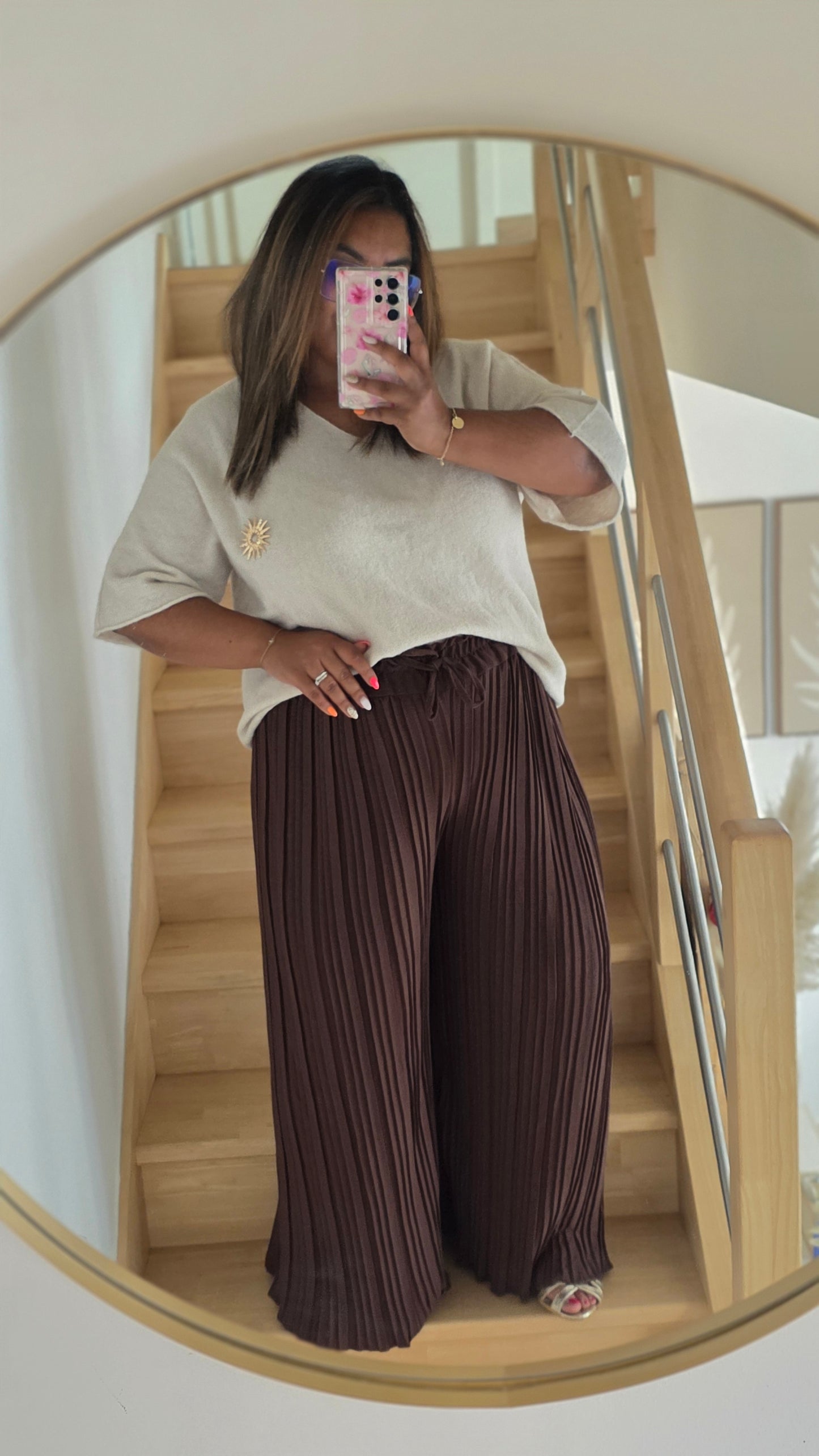 "Café & Crème" - Pantalon Poppy