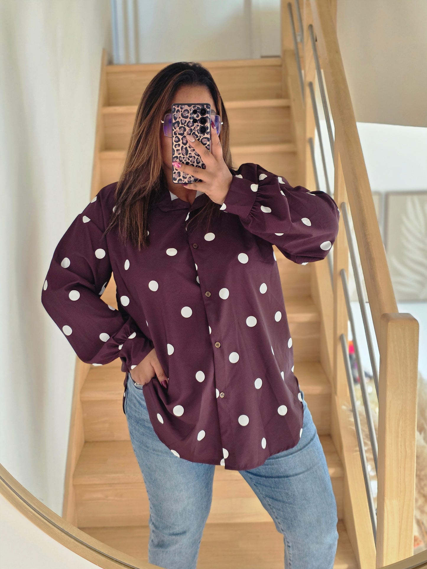 "C'est si bon ! " - Chemise CURVY Vic