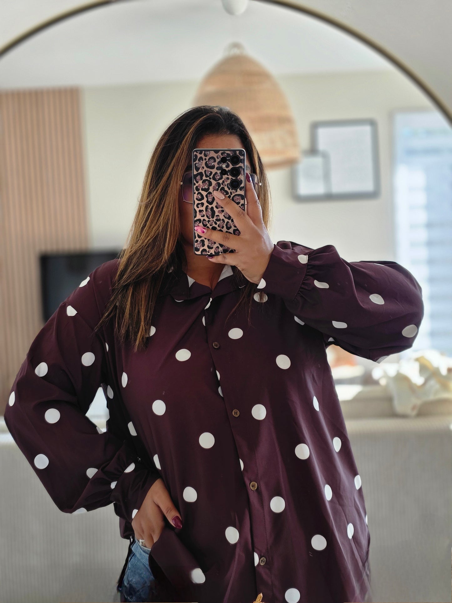 "C'est si bon ! " - Chemise CURVY Vic