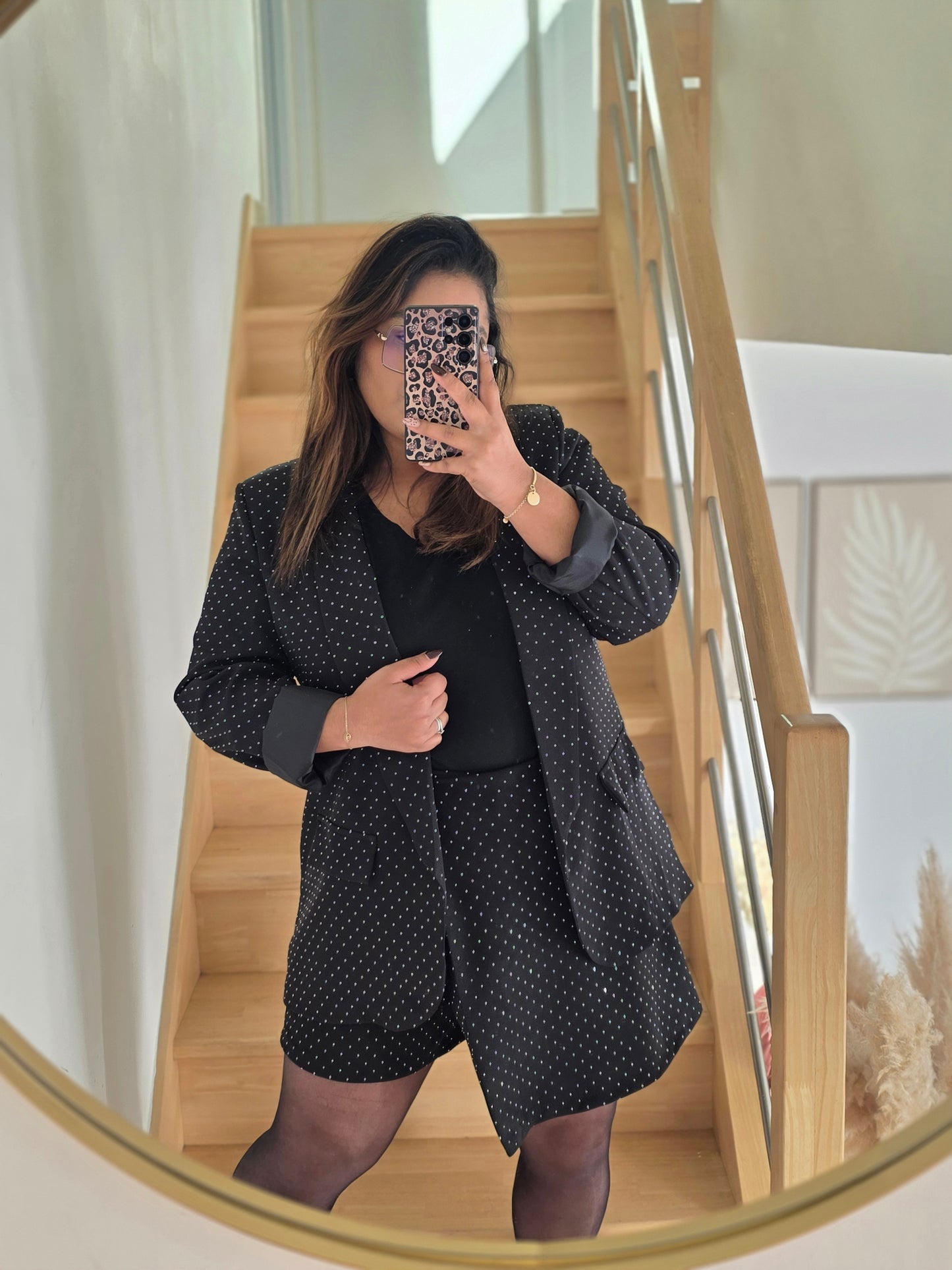 "TIME TO SHINE" - Jupe Short Strass