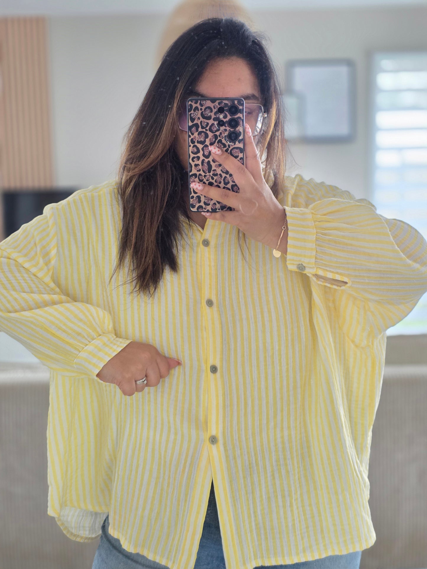 "Evasion Printanière" - Blouse Rosie Jaune