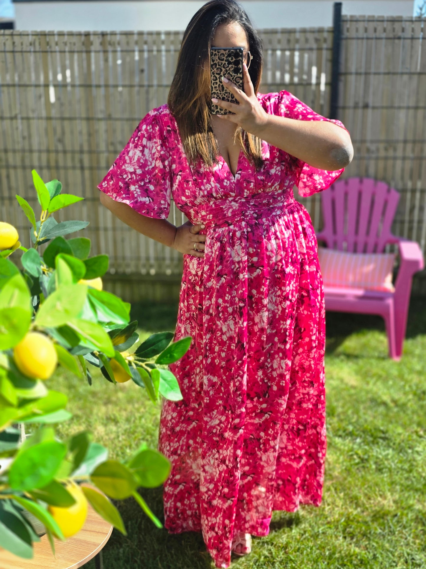 "Envol vers le Printemps" - ROBE CURVY Andrea