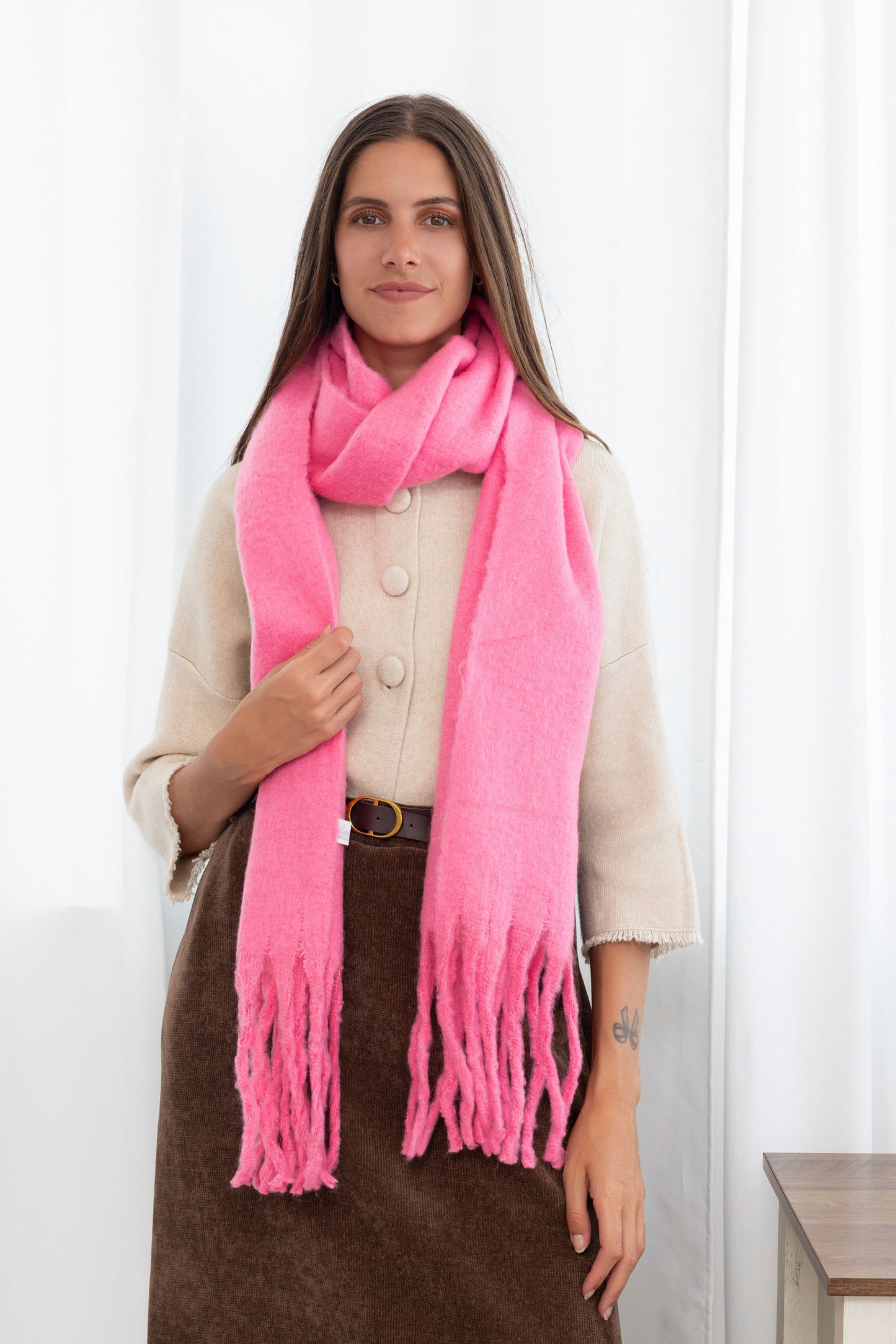 Maxi Écharpe Rose