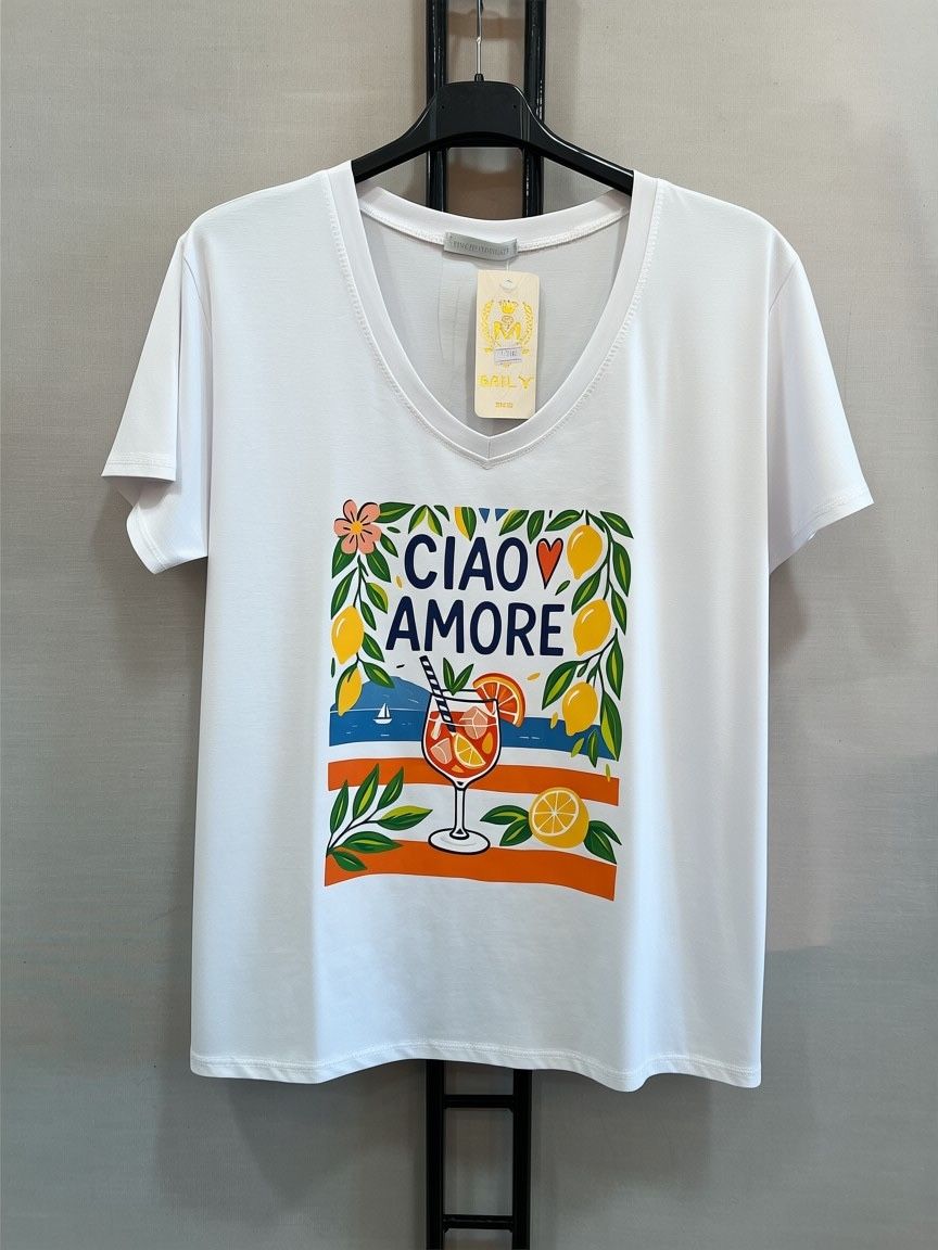 T-shirt Curvy Ciao Amore