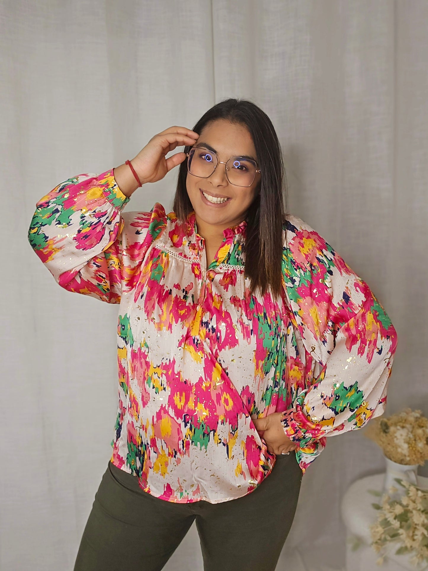"Vive le printemps!" - Blouse Carla
