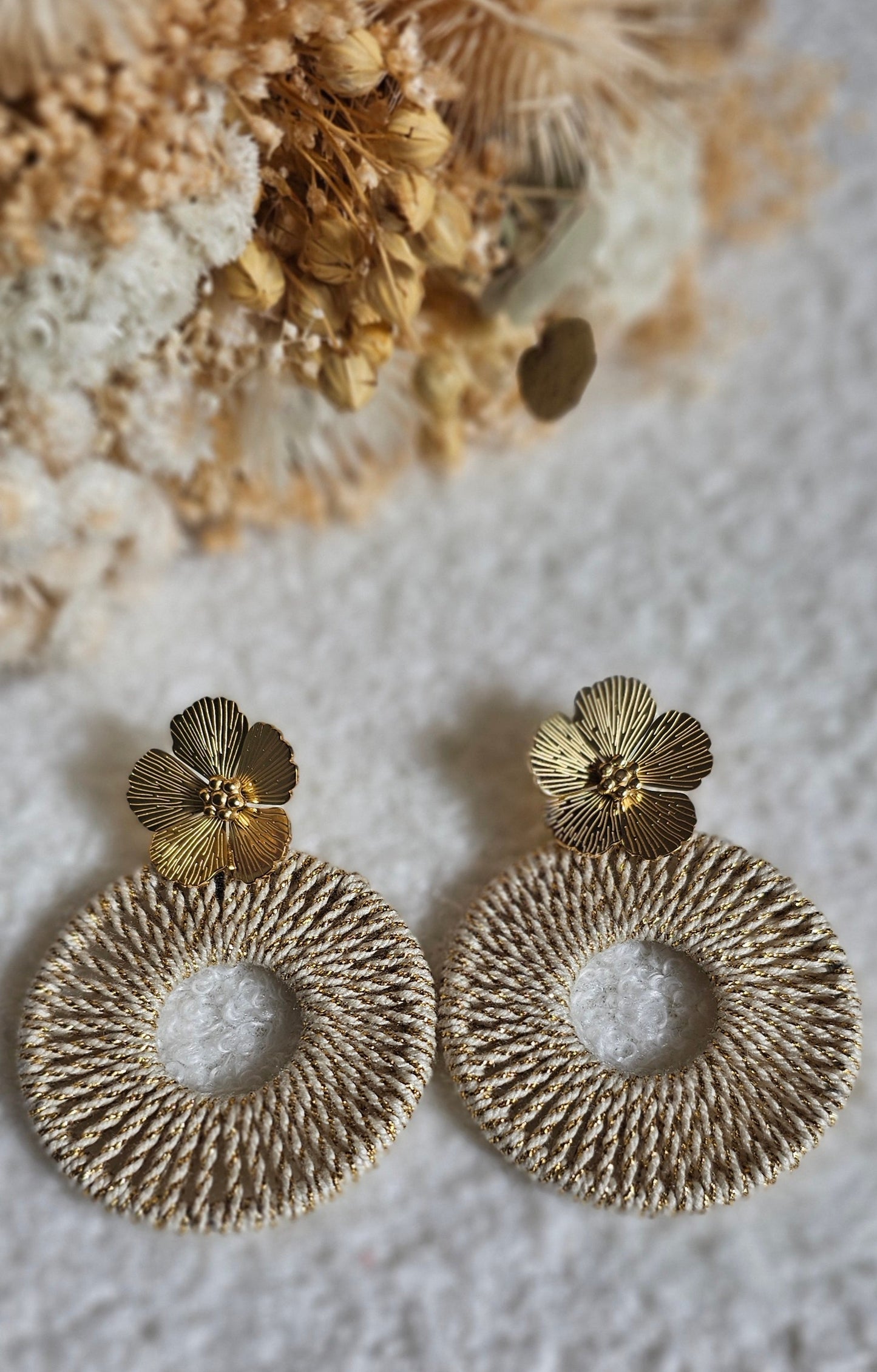 Boucles d'oreilles Tissea