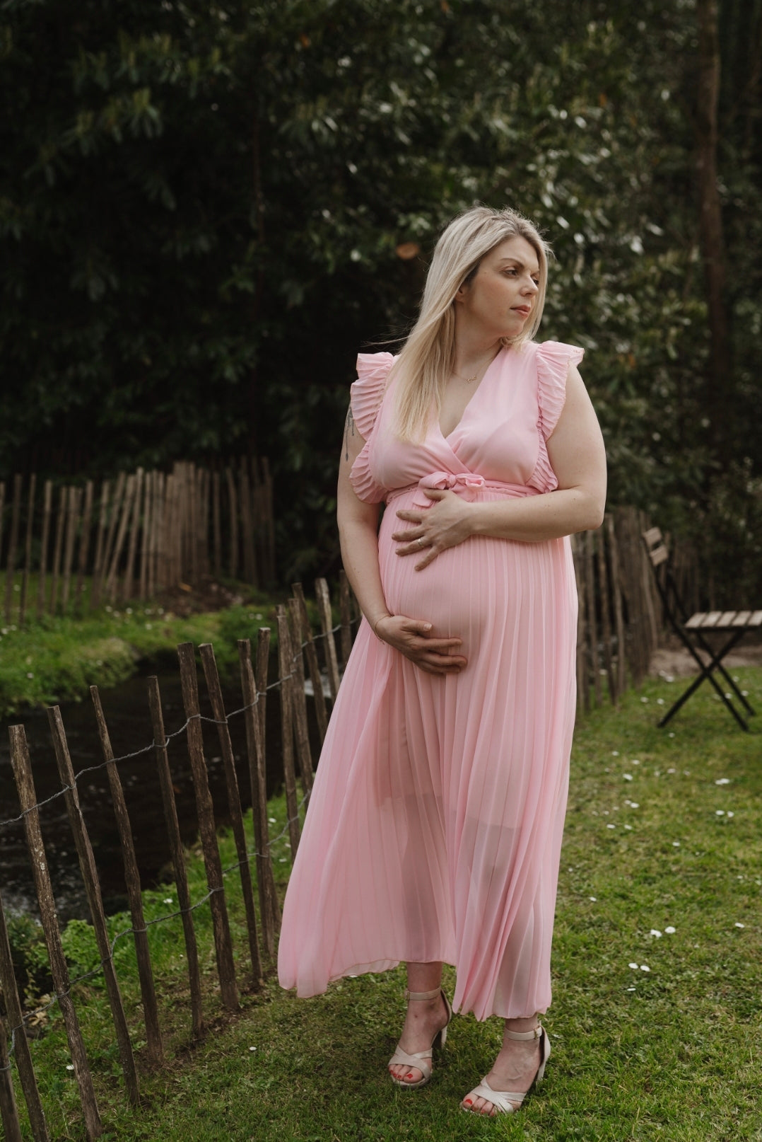 "Le Bonheur du Printemps" - Robe Adèle Rose Pastel