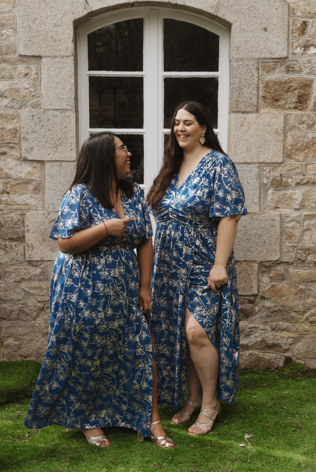 "Le Bonheur du Printemps" - Robe Layla Bleu Roi