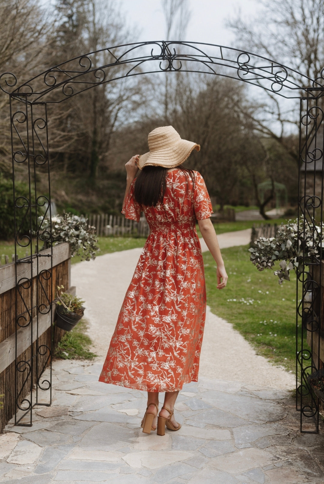 "Le Bonheur du Printemps" - Robe Layla Terracotta