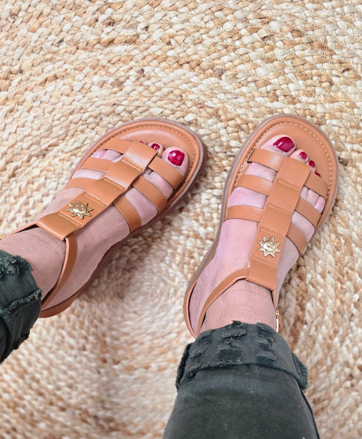 Sandales Celia - CAMEL