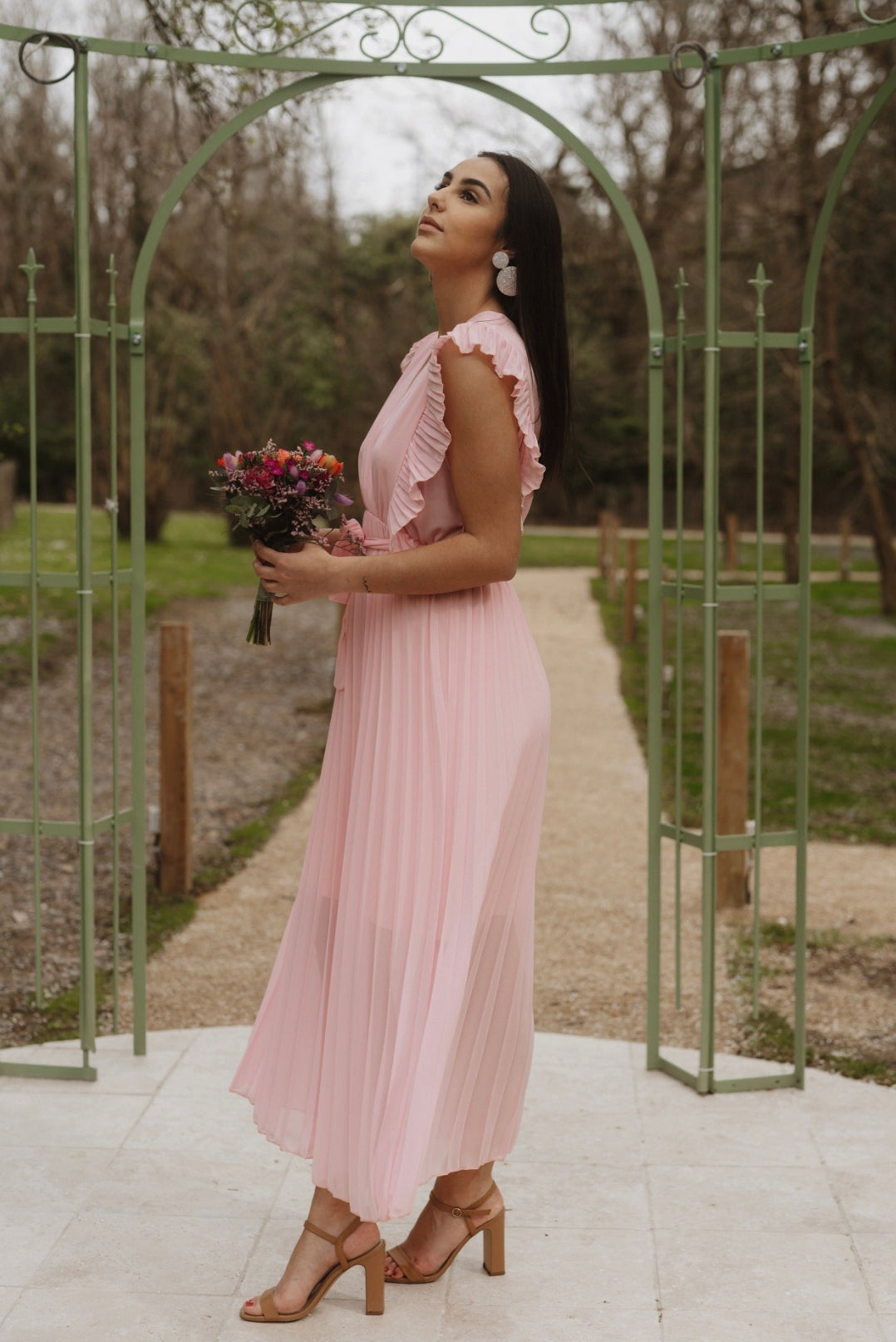 "Le Bonheur du Printemps" - Robe Adèle Rose Pastel