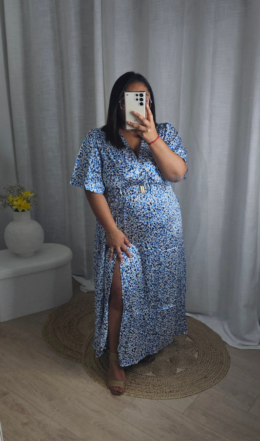 "Douceurs du printemps" - Robe CURVY Naelle