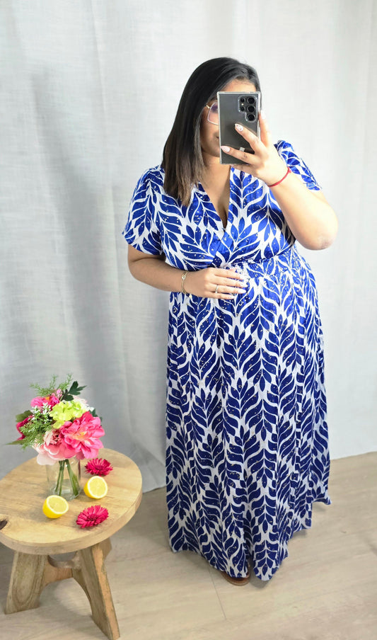 PRECOMMANDE - "Garden party" - Robe CURVY Elia