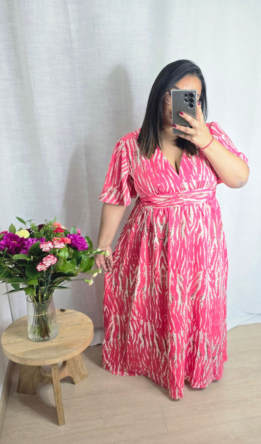 "L'Evasion" - Robe CURVY Maurine