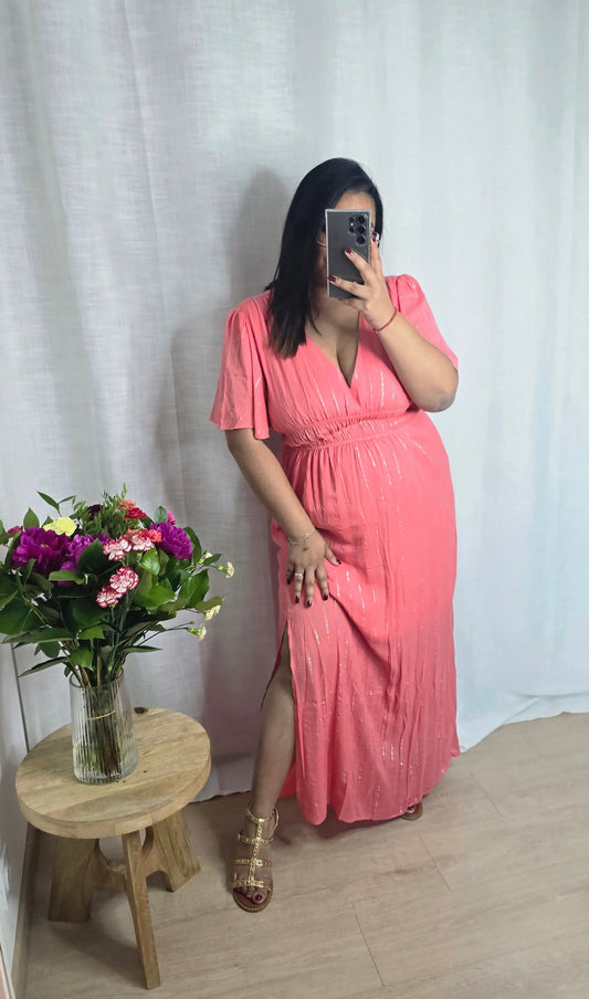 "L'Evasion" - Robe Curvy Sicilia Corail
