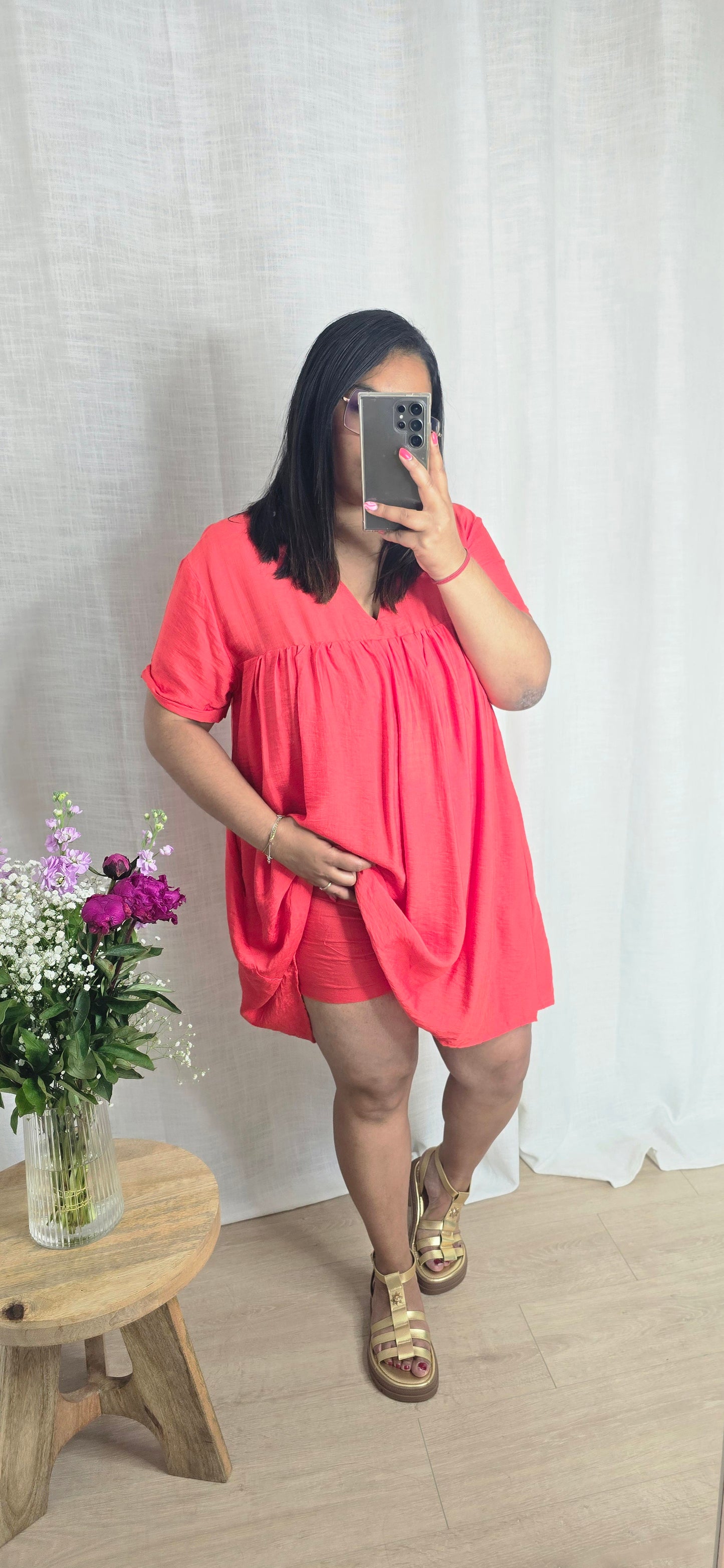 "Les Chroniques de Daisy" - Robe Short CURVY Colin Corail