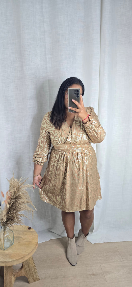 "Douceur naturelle" - Robe CURVY  June Beige