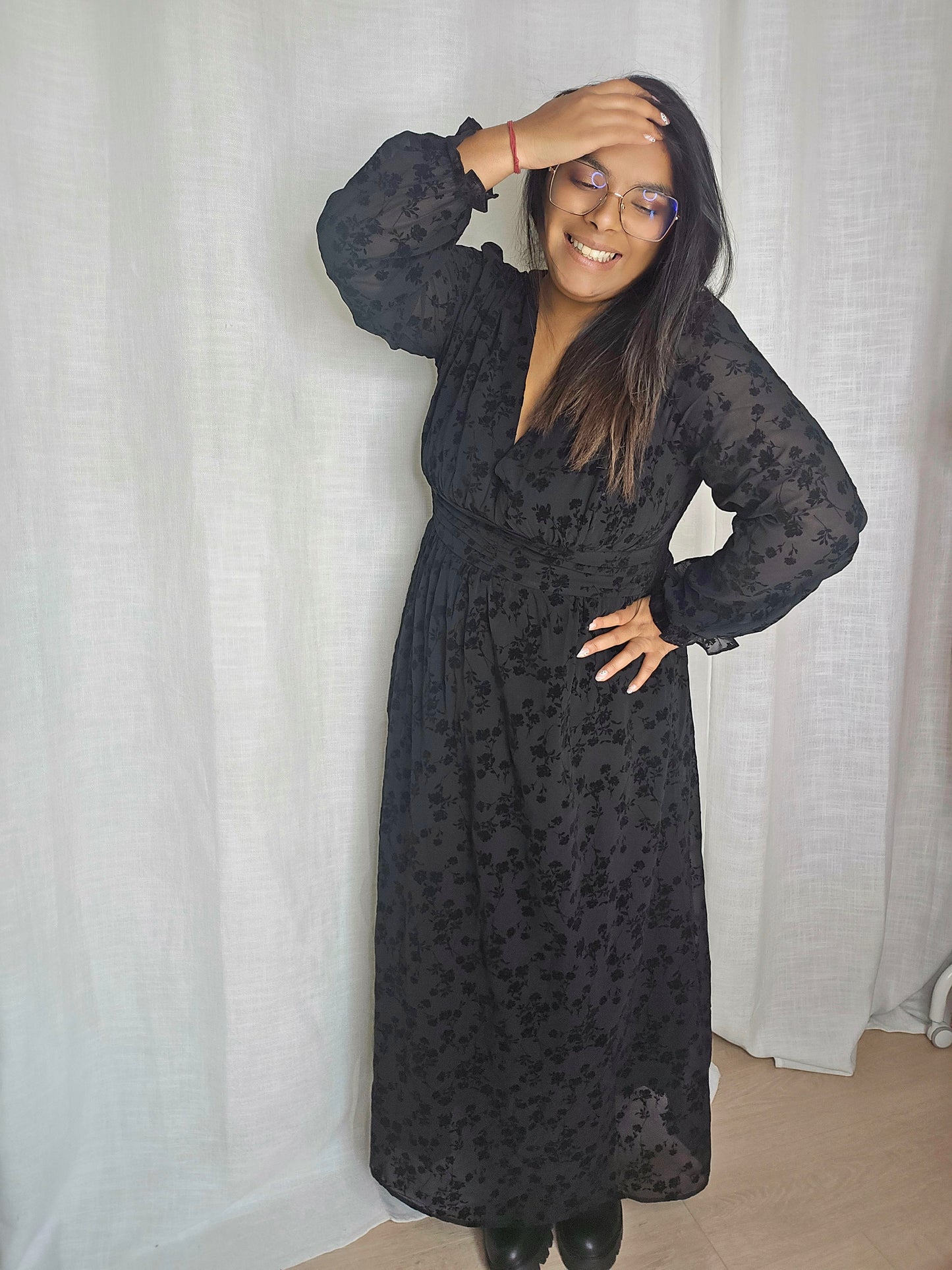 "A la faveur de l'automne" - Robe CURVY Sofia