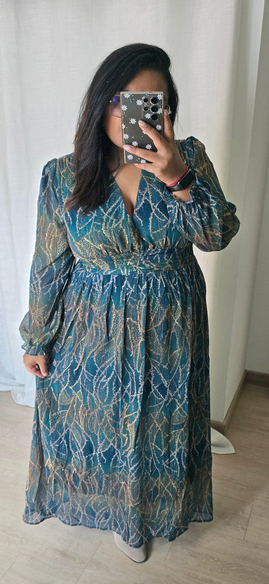 "Vive l'automne" - Robe CURVY Maelle