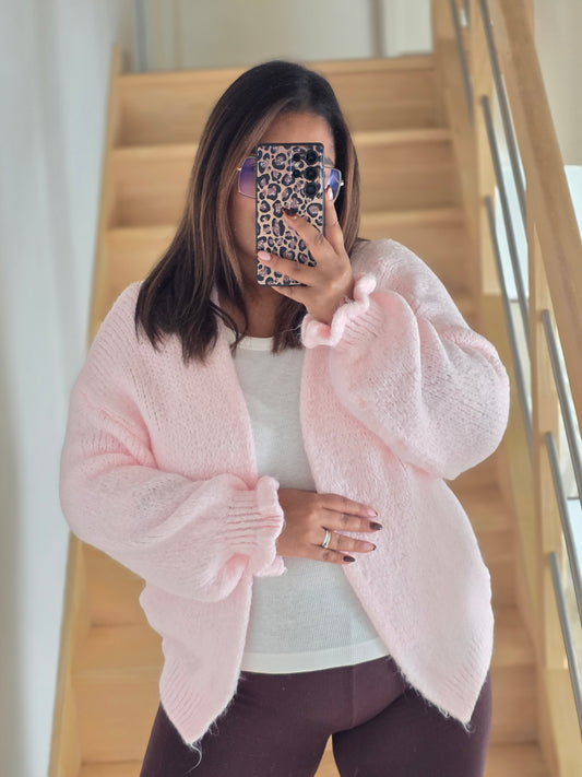 "Saison du Vent" - Gilet Blush