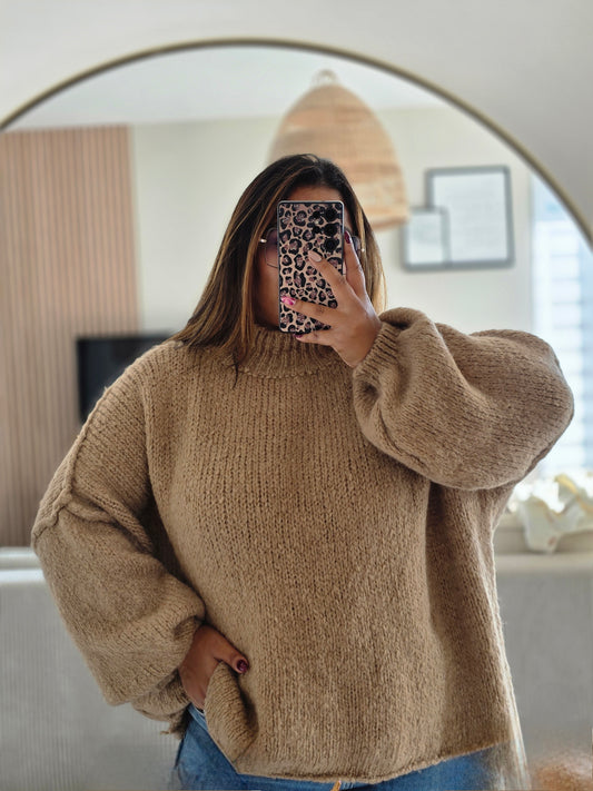 'C'est si bon" - Pull Aria Camel