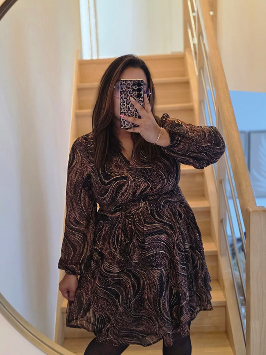 "L'Avant fête!" - Robe CURVY Melya