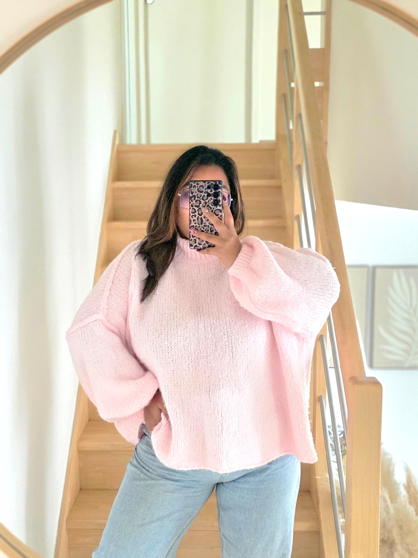 "L'Avant fête!" - Pull Aria Blush