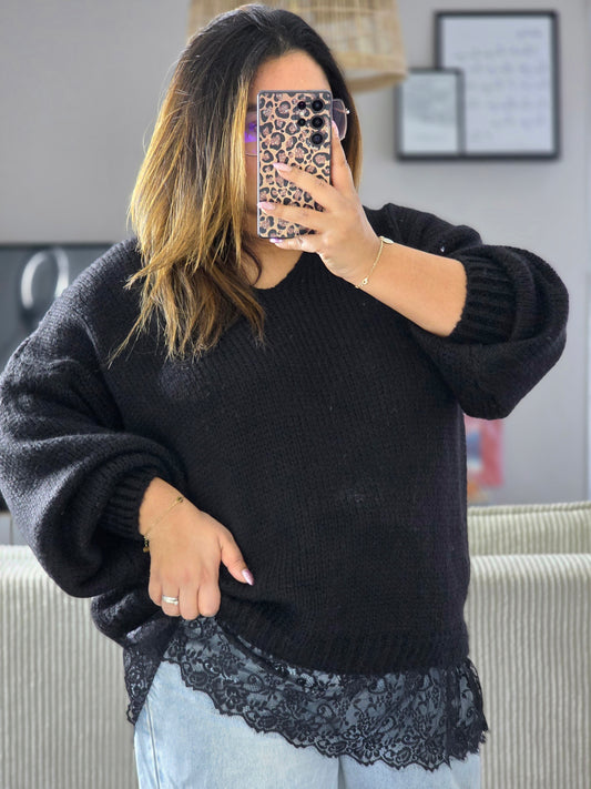 "Pastel d’Hiver" - Pull Iris