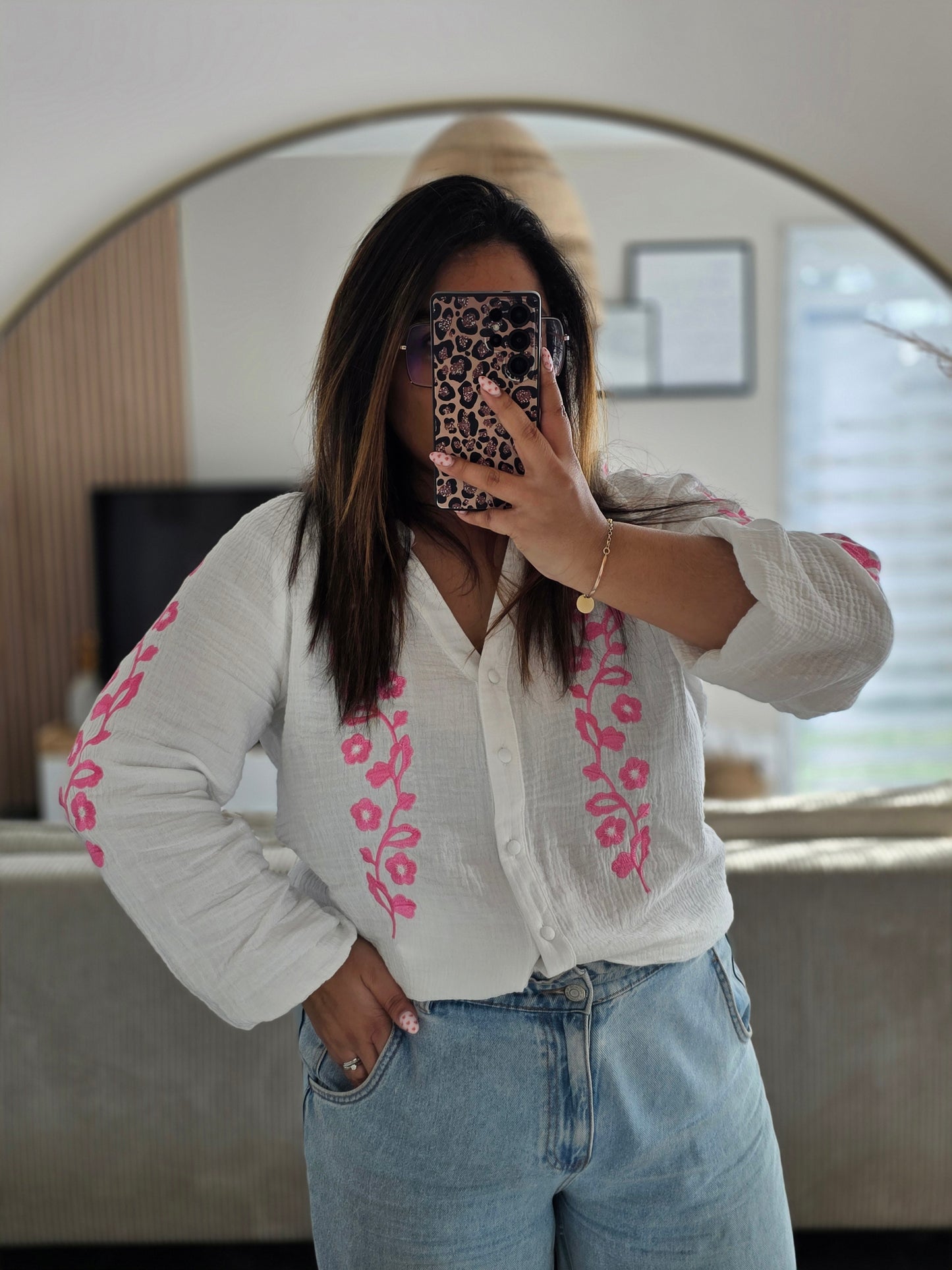 "Evasion Printanière" - Blouse Bruna