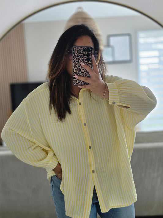 "Evasion Printanière" - Blouse Rosie Jaune