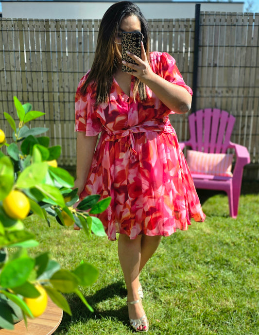 "Envol vers Le Printemps" - PRECOMMANDE Robe GINA