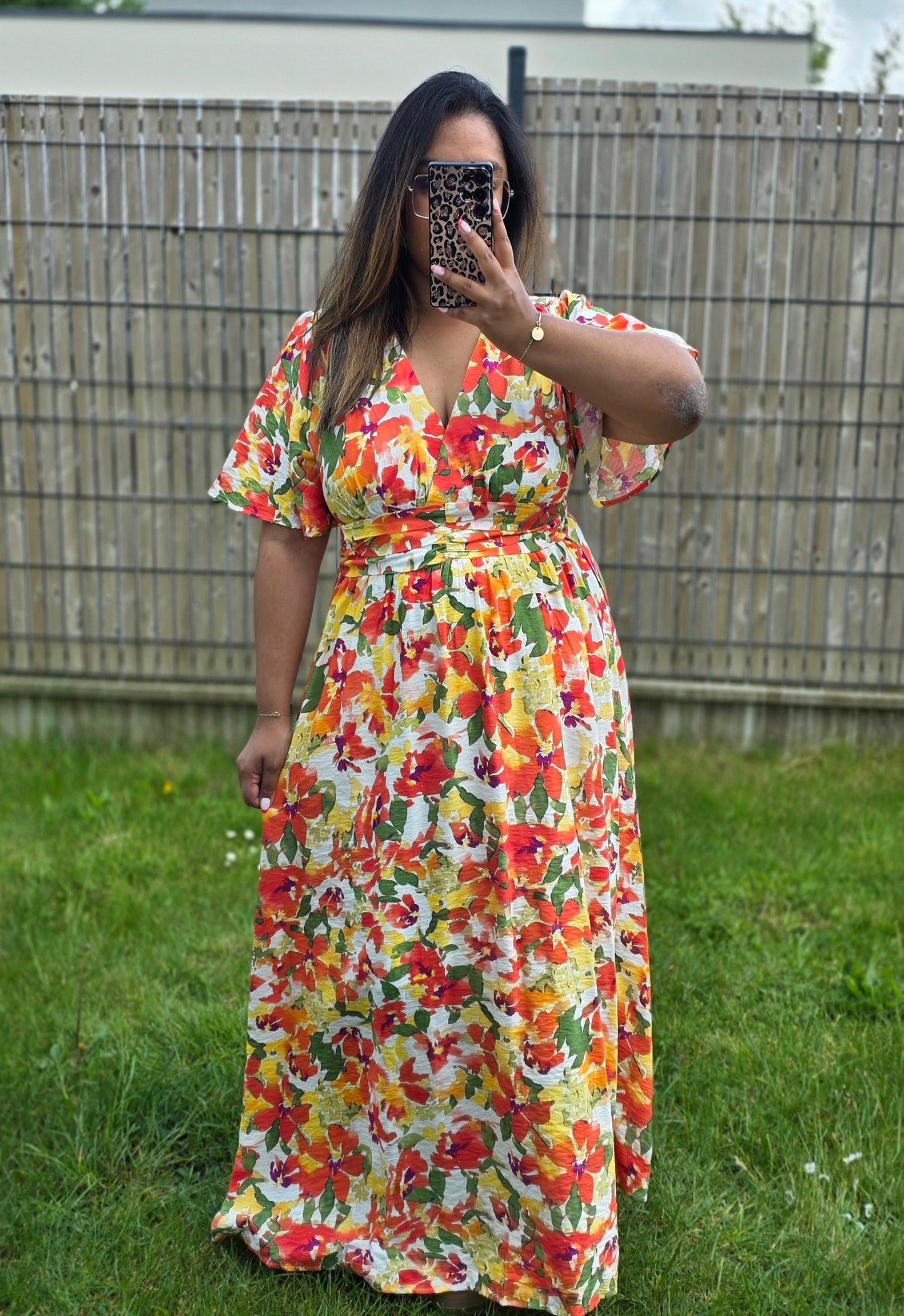 "Pastel Bloom" - Robe Curvy Garancia