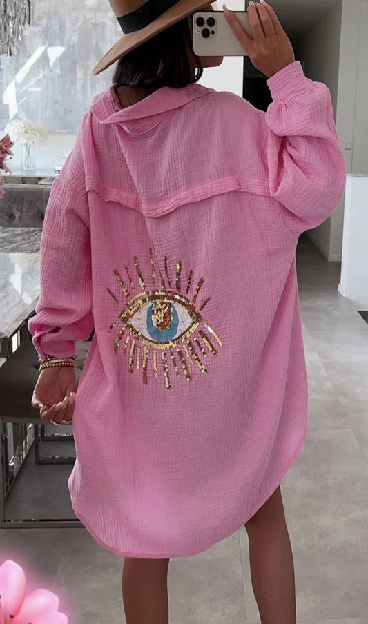 "Tropical Vibes" - Chemise Almé Rose