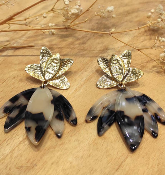 Boucles d'oreilles léopard