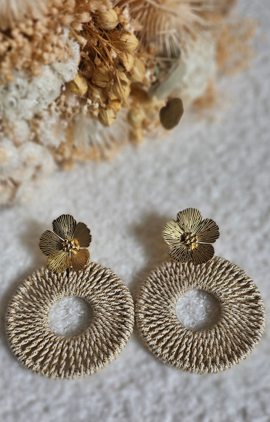 Boucles d'oreilles Tissea