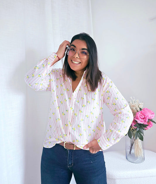 "Amour Gloire et Couleurs" - Chemise Leonie