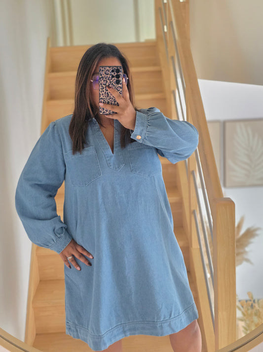 "Saison du vent" - PRECOMMANDE ROBE CURVY Emeline